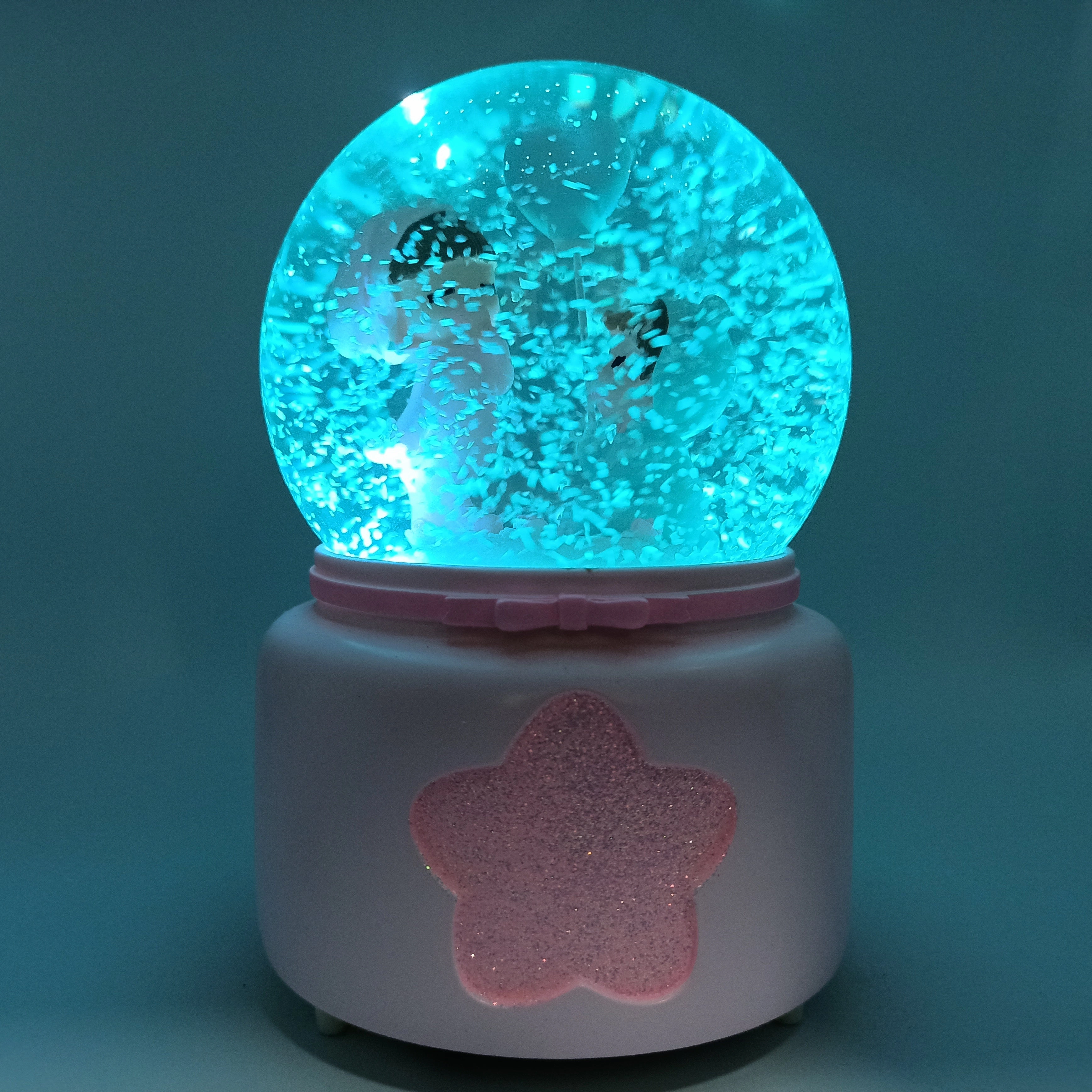 Cute Lovers Together, Musical Snow Ball: Gift for Young Couple