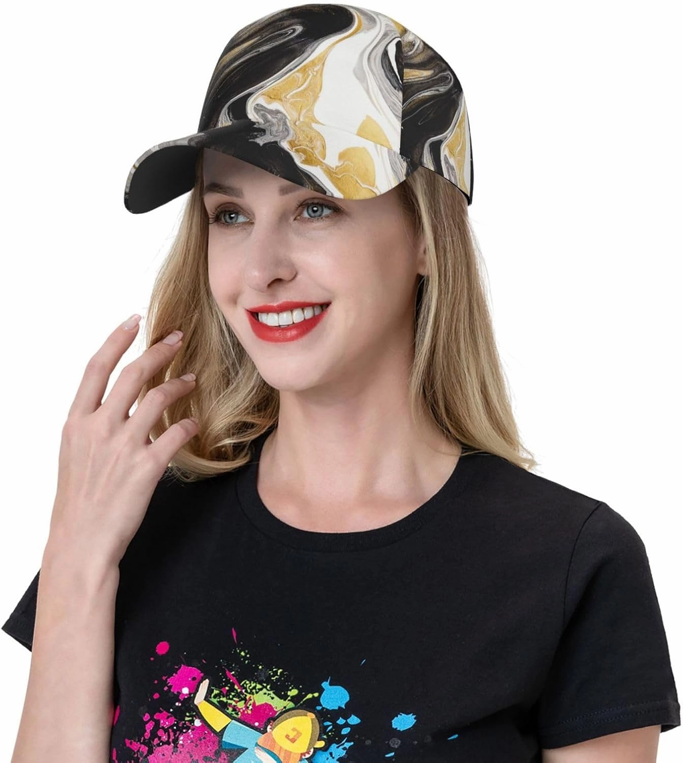 Cute Pig Baseball Cap Men Women Dad Hat Classic Adjustable Plain Hat for Running Workouts and Outdoor Activities All Seasons