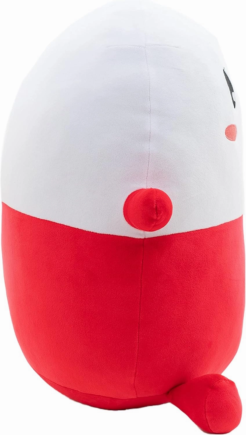 Cute Plush Toy - Large Jumbo Sized Stuffed Animal Pillow for Kids and Adults - Soft and Cuddly Gift,Stress Relief, and More - Mood-Boosting, Anxiety Comfort Toy (Jumbo Red)