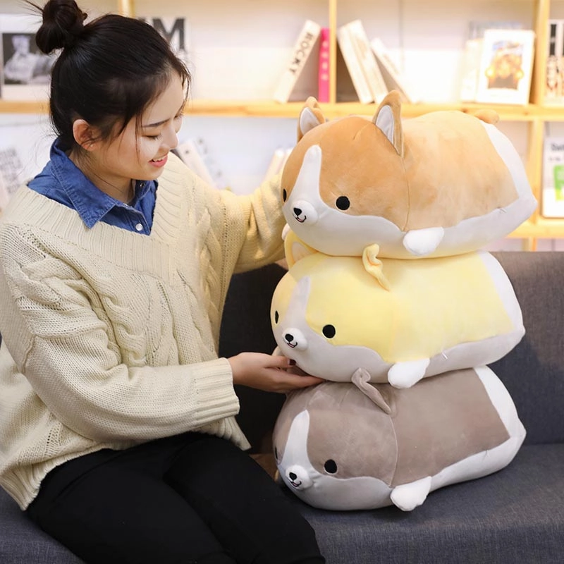Cute Shiba Inu Corgi Plush Toy Pillows