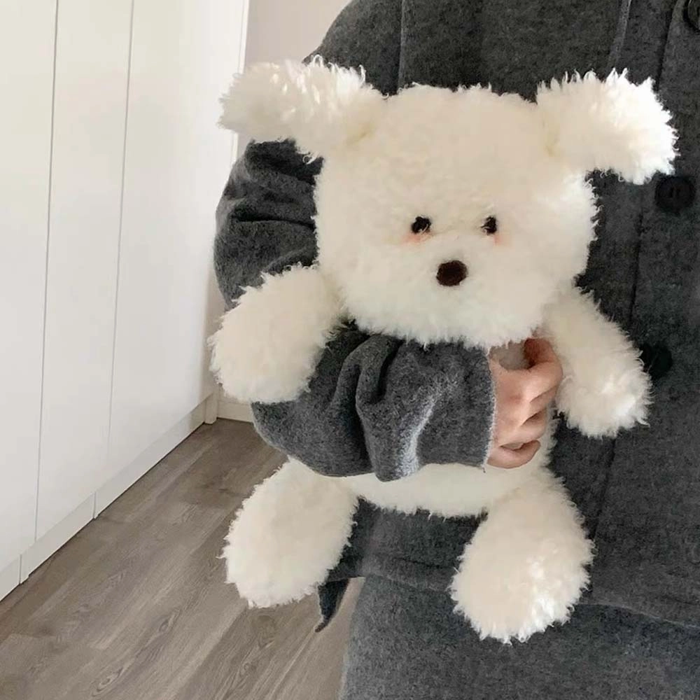 Cute White Dog Plush Toy