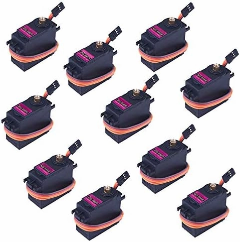 Davitu Stepper Motor - WSFS Servomotor 10 Pcs MG996R Metal Gear Torque Digital Servo Motor for RC Model Car Boat Helicopter KY62