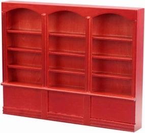 DECHOUS Elegant Mini Bookcase Doll House Furniture Mini Display Shelf Construction Simple Yet Stylish Home Office