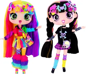 Decora Fashion Girlz Doll 11 inches-Decora   Luna | Set of 2 Fashion Dolls | Set of 2 Colorful Dolls | Nicely Packaged Set of Doll Clothes, Dolls & Accessories