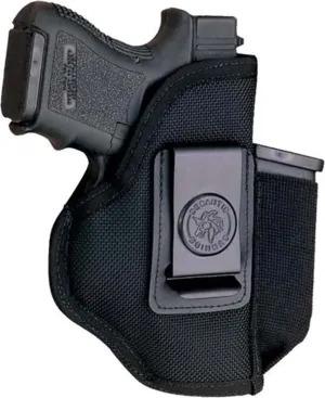DeSantis Pro Stealth IWB Holster - Fits GLOCK 26/27, Taurus G2S/G2C/G3C, S&W M&P CPT 9/40, Shield 9/40/45, F/N 503, Ruger SR9/40 CPT, Kimber R7 Mako, Walther PPS/PPSM2/CCP, S/A XDS 3.3" - Ambidextrous