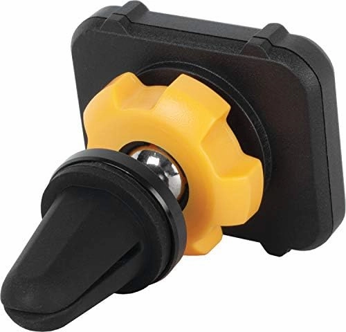 DEWALT Magnetic Phone Holder for Car, Universal Air Vent Magnetic Car Phone Holder, Reinforced Automobile Mount for Mobile Devices and Mini Tablets, Included Metal Plates for NonMagSafe Devices