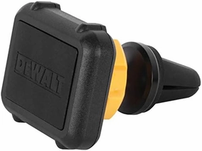 DEWALT Magnetic Phone Holder for Car, Universal Air Vent Magnetic Car Phone Holder, Reinforced Automobile Mount for Mobile Devices and Mini Tablets, Included Metal Plates for NonMagSafe Devices