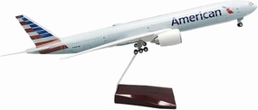 Diecast Plane Model 1：157 for B777 Diecast Resin Aircraft Model with Light and Wheel Landing Gear (No Light)