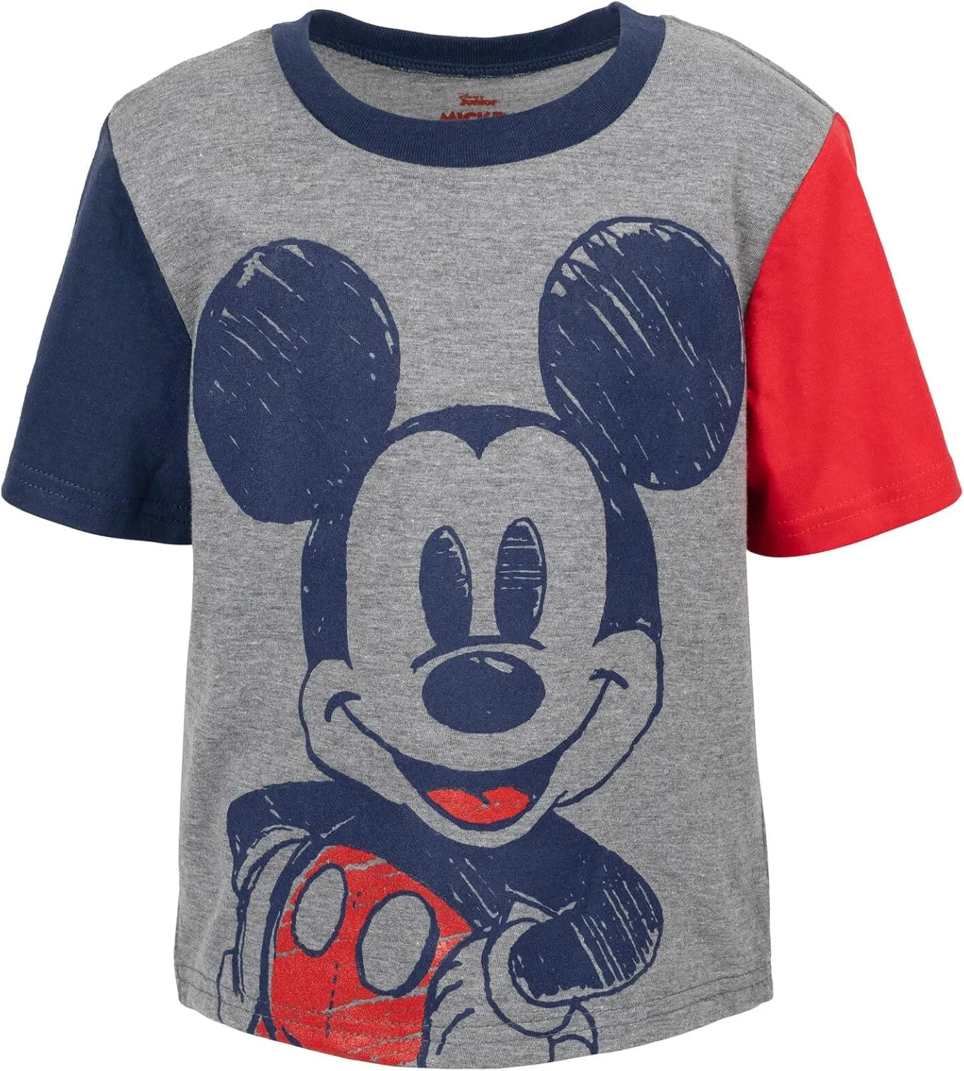 Disney Mickey Mouse Lion King Pixar Cars Pixar Toy Story French Terry T-Shirt and Shorts Outfit Set Toddler to Big Kid