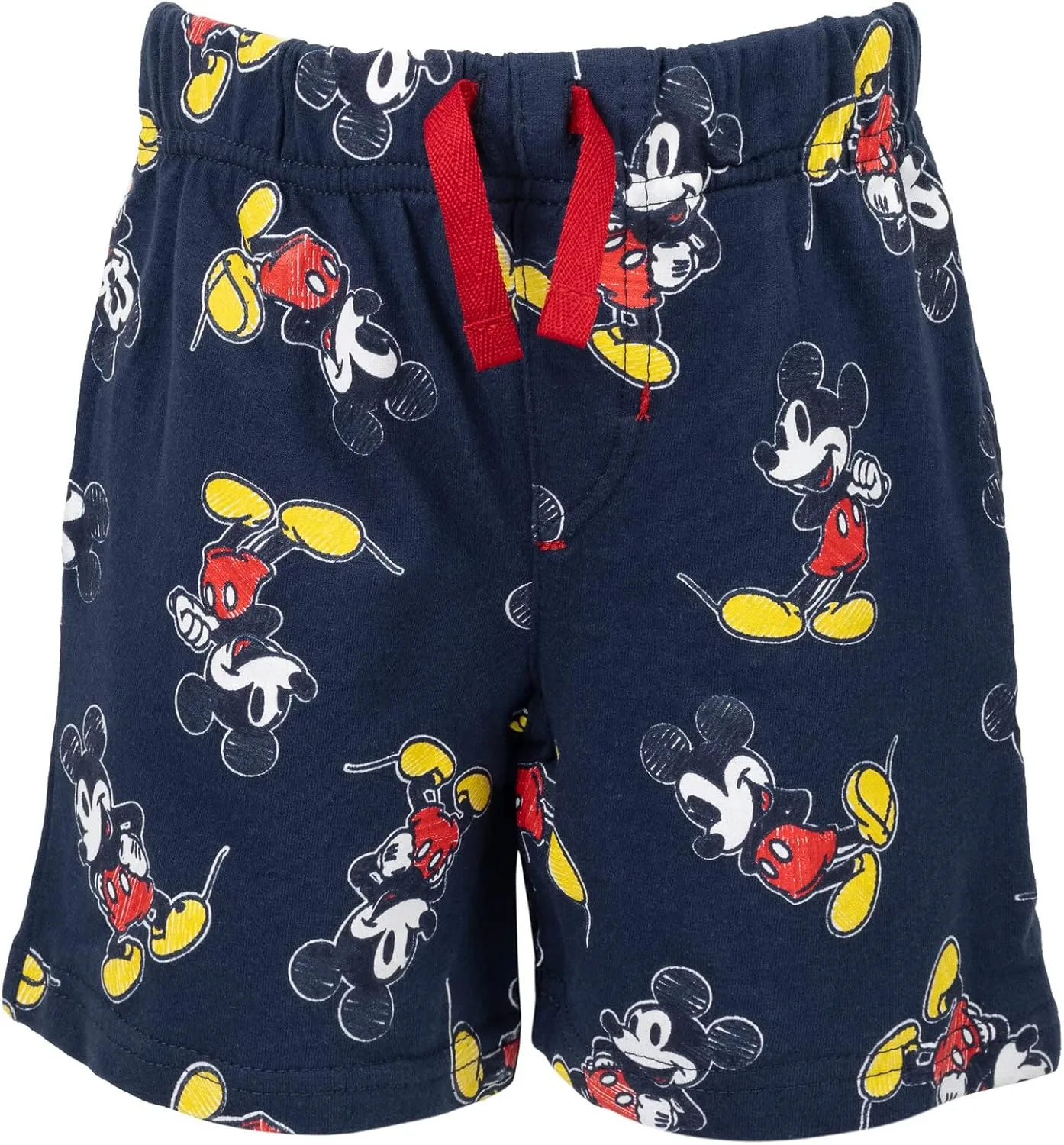 Disney Mickey Mouse Lion King Pixar Cars Pixar Toy Story French Terry T-Shirt and Shorts Outfit Set Toddler to Big Kid