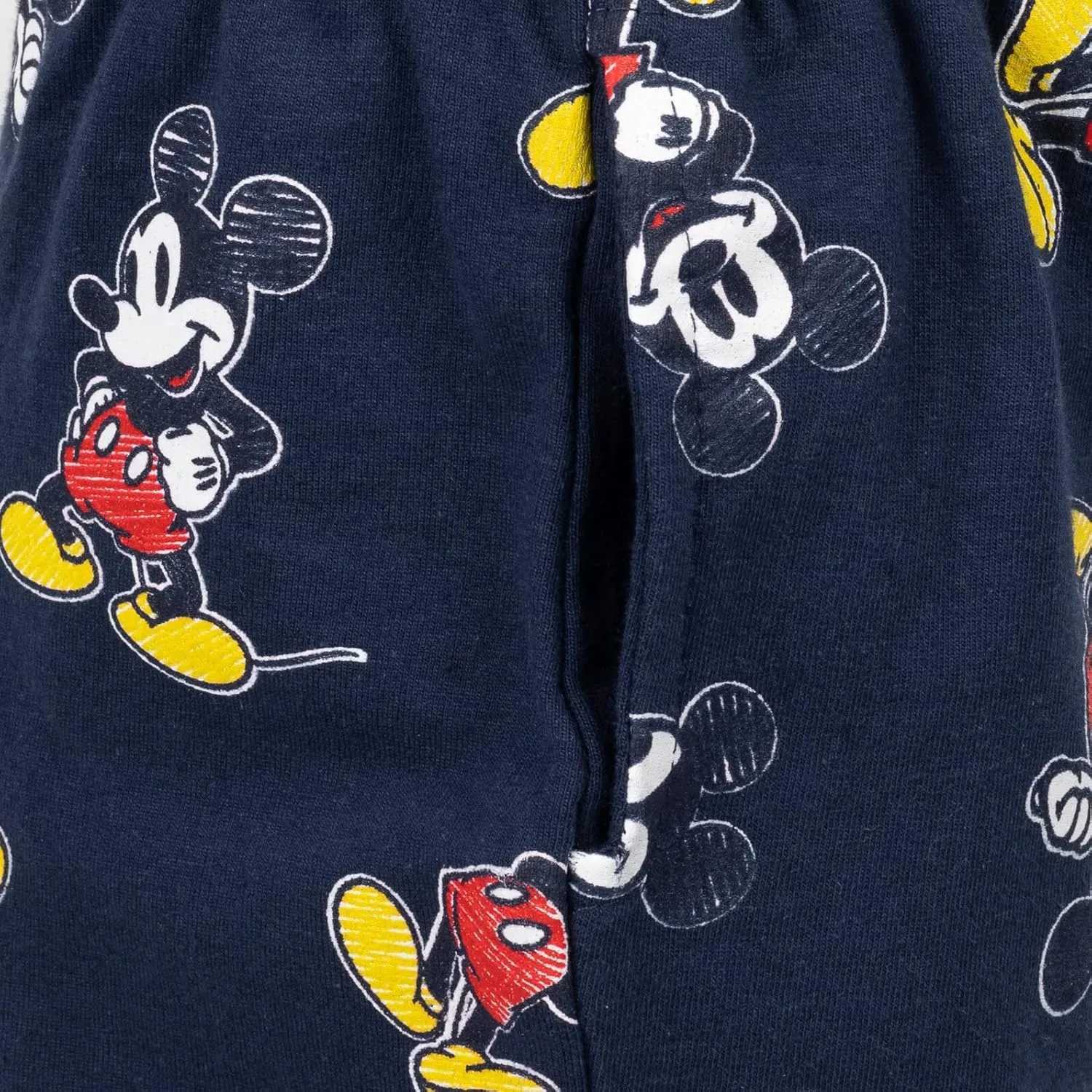Disney Mickey Mouse Lion King Pixar Cars Pixar Toy Story French Terry T-Shirt and Shorts Outfit Set Toddler to Big Kid