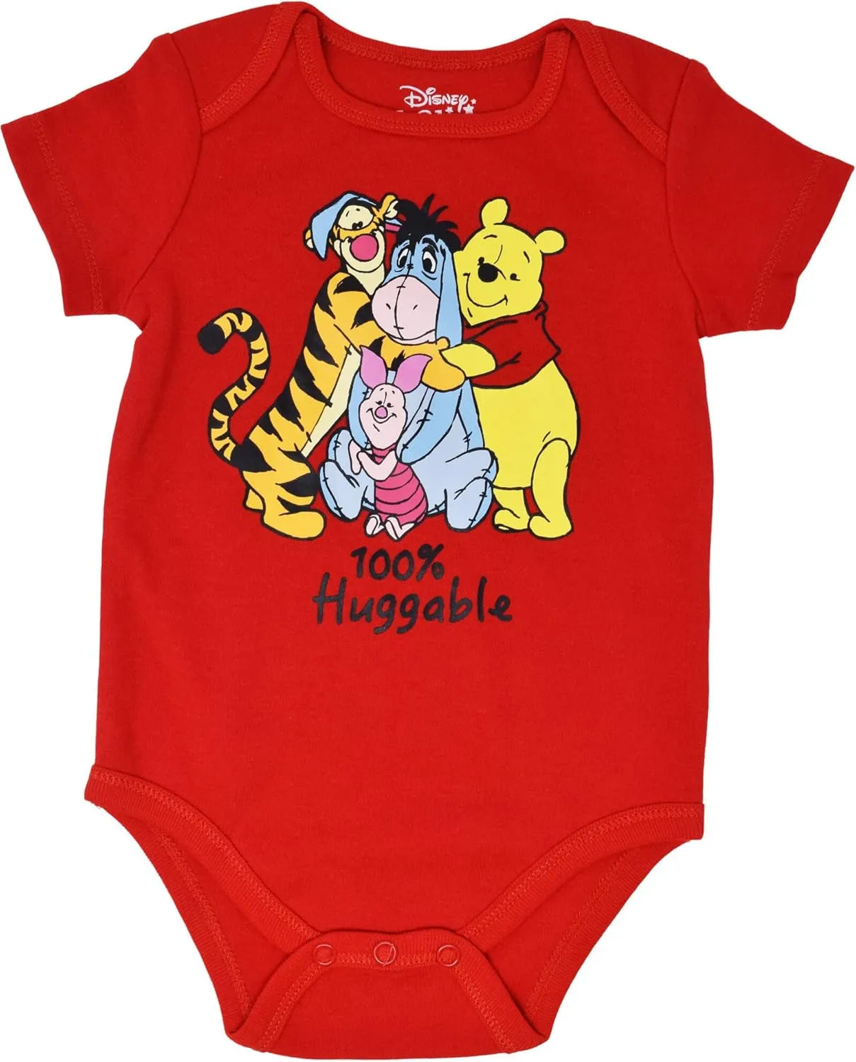 Disney Mickey Mouse Lion King Winnie the Pooh Pixar Toy Story Finding Nemo Baby 5 Pack Bodysuits Newborn to Infant