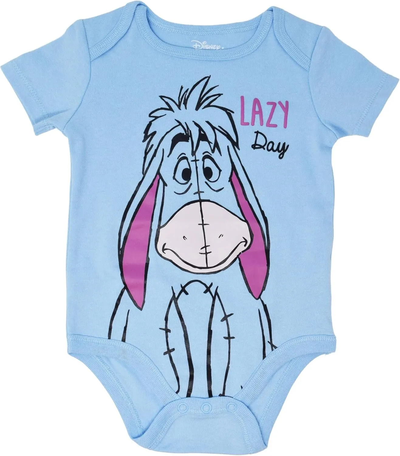 Disney Mickey Mouse Lion King Winnie the Pooh Pixar Toy Story Finding Nemo Baby 5 Pack Bodysuits Newborn to Infant