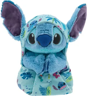Disney Store Official Babies Collection: Stitch Plush in Swaddle with Detailed Plush Features - Official Soft Toy - Stuffed Animals for Babies - Perfect for Fans & Kids