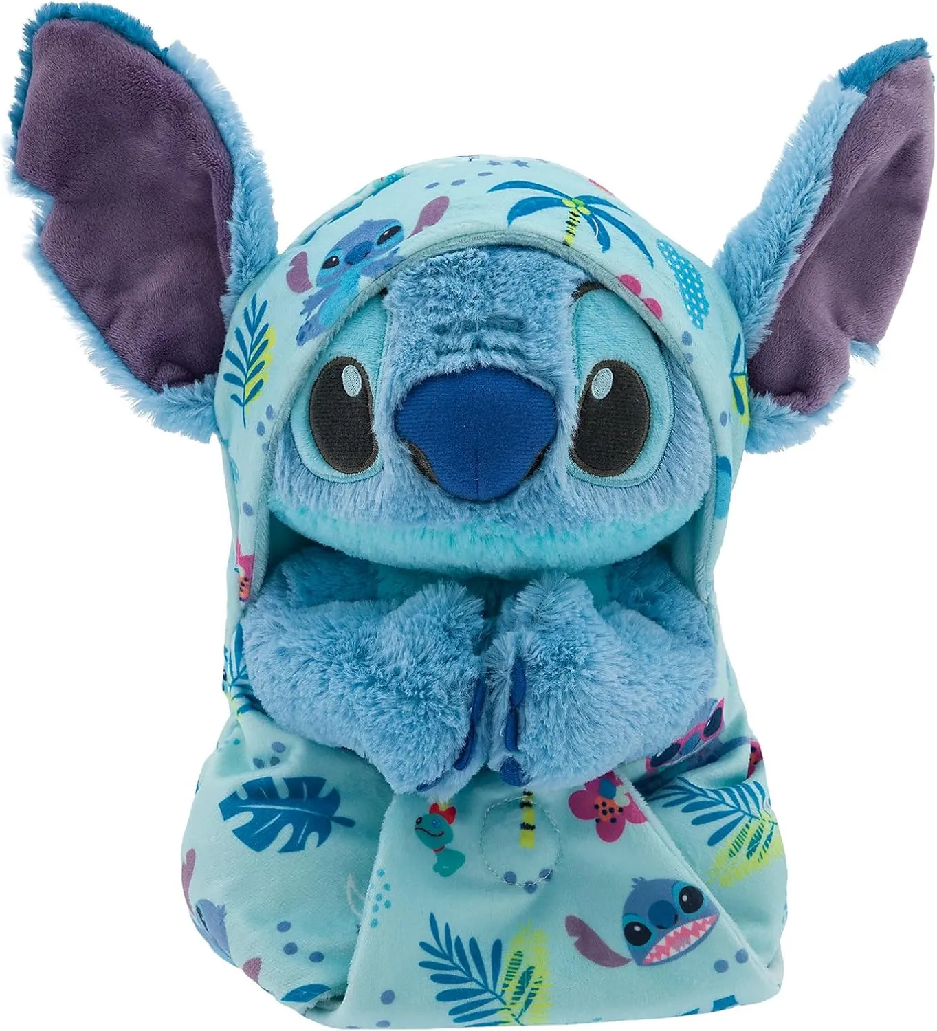 Disney Store Official Babies Collection: Stitch Plush in Swaddle with Detailed Plush Features - Official Soft Toy - Stuffed Animals for Babies - Perfect for Fans & Kids