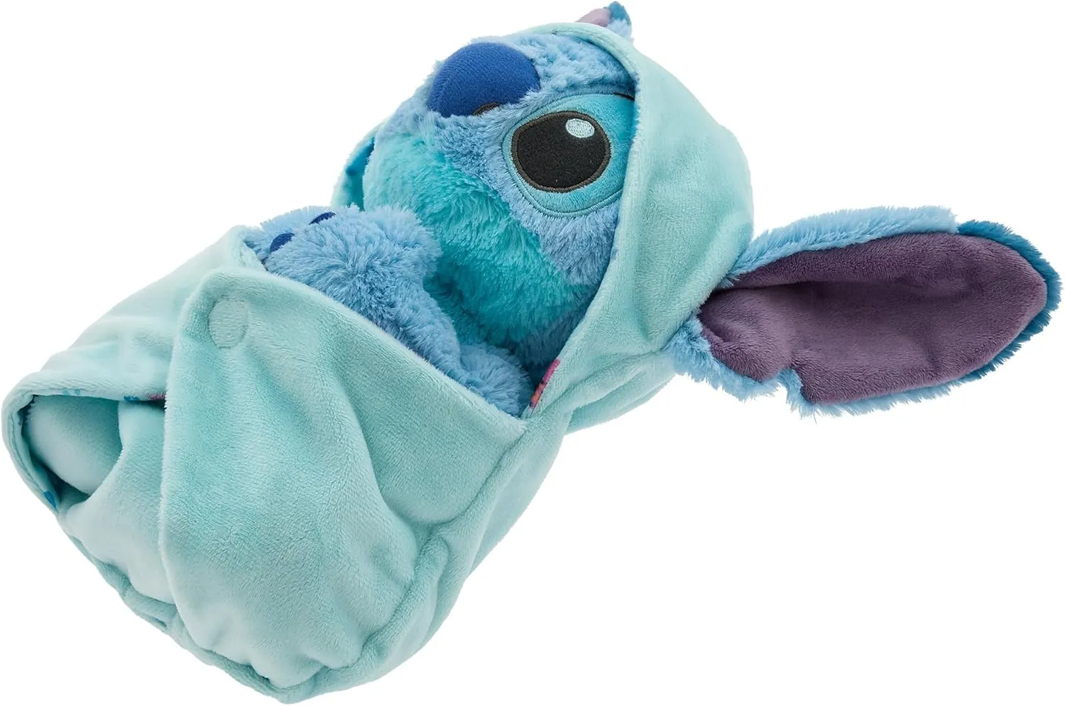 Disney Store Official Babies Collection: Stitch Plush in Swaddle with Detailed Plush Features - Official Soft Toy - Stuffed Animals for Babies - Perfect for Fans & Kids