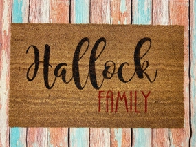 Door Mat - Family Name