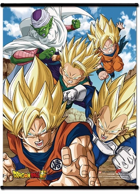 Dragon Ball Super - Battle Of Gods Group 01 SS Wall Scroll 18.5"W x 25.2"H
