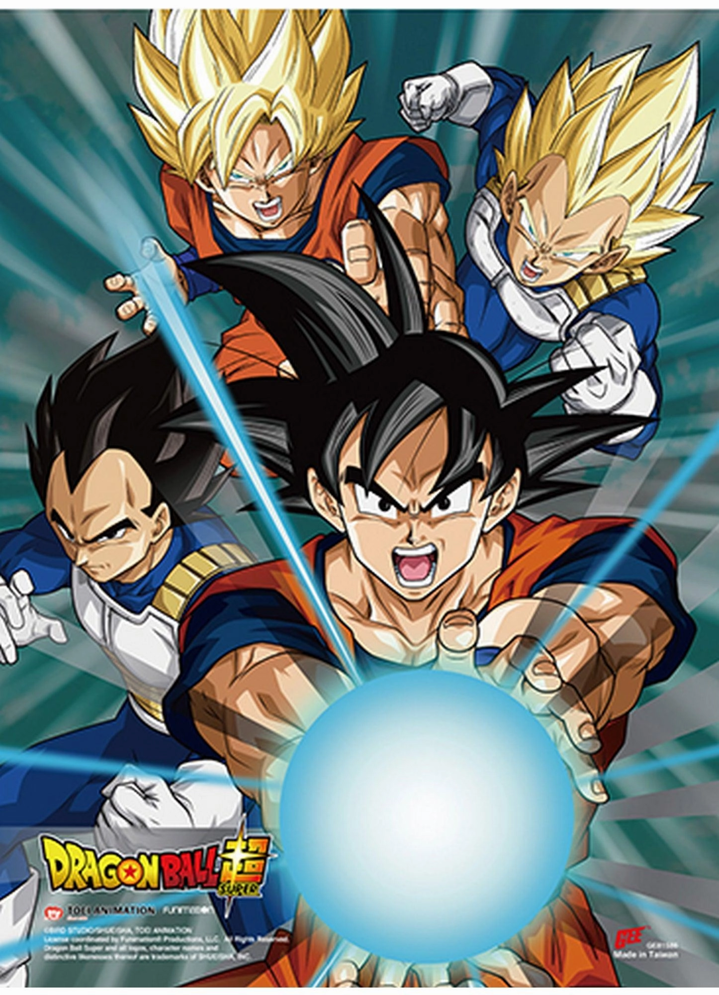 Dragon Ball Super - Battle Of Gods Group SS Wall Scroll