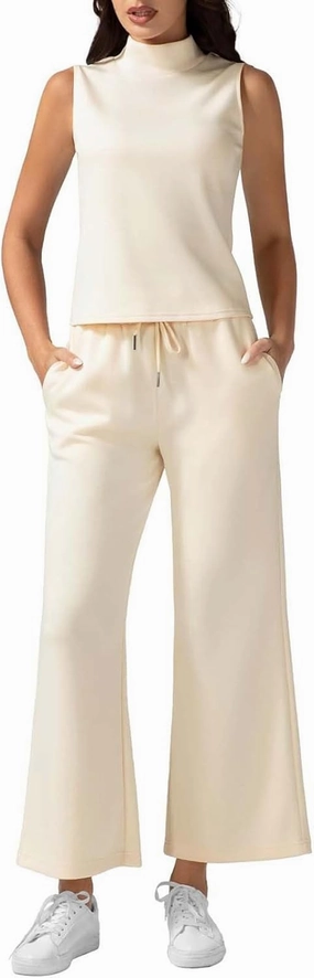 Drawstring Waist Wide-Leg Pants for Women Stylish Everyday Relaxed Outfits Trousers Homewear Fashion Streetwear Pants