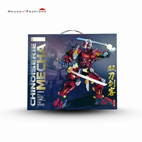 Dual sworder character version- assembled building blocks for children and adults, educational toy, birthday gift