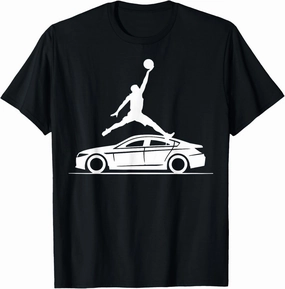 Dunking Over A Car Dunk Champion T-Shirt