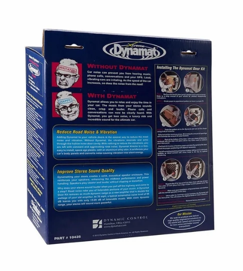 DYNAMAT XTREME DOOR KIT SOUND DEADENING (305MM x 914MM x 1.72MM) - 4 SHEETS