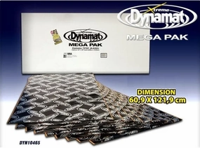 DYNAMAT XTREME MEGA PACK SOUND DEADENING (609MM x 1219MM x 1.72MM) - 9 SHEET PACK