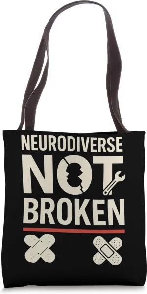 Dyslexia Awareness Neurodiverse Pride Learning Difference Tote Bag