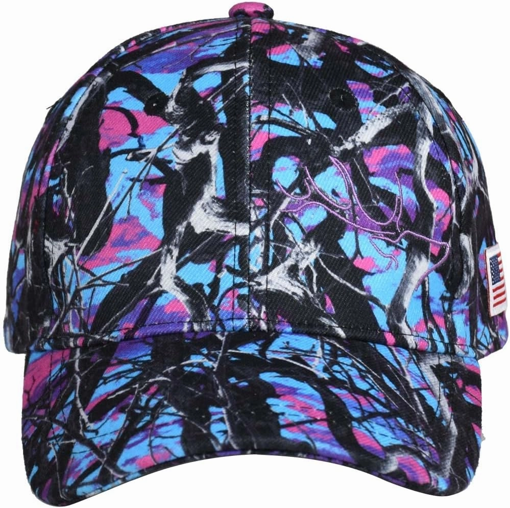 EDTREK Elite Youth High Performance Hunting Hat - Boys Girls Kids Camo Hat and Blaze Orange Baseball Cap
