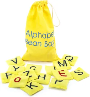 Educational Insights Alphabet Beanbags, Learn Letters, Toddler Learning Toy, Preschool Toys, Set of 26 Beanbags, Ages 3 