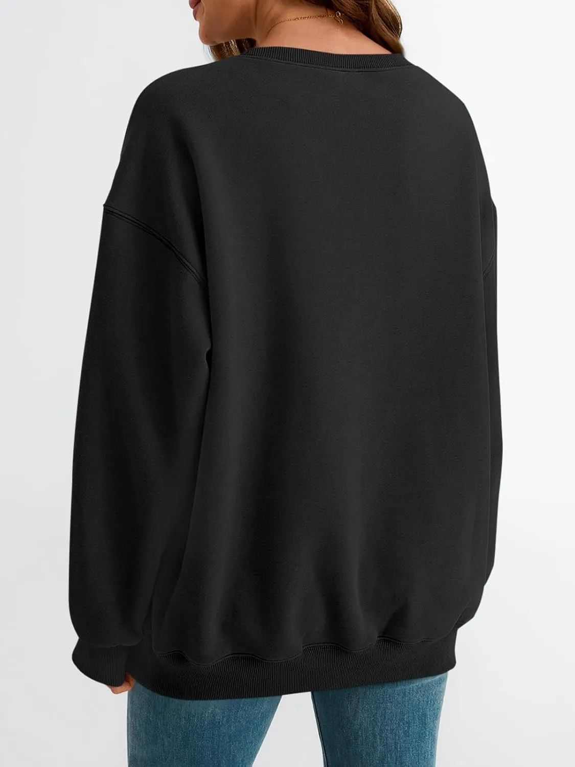 EFAN Womens Oversized Sweatshirts Crewneck y2k Hoodies Fall Fashion Outfits Teen Girls Cute Sweater 2025 Winter Clothes