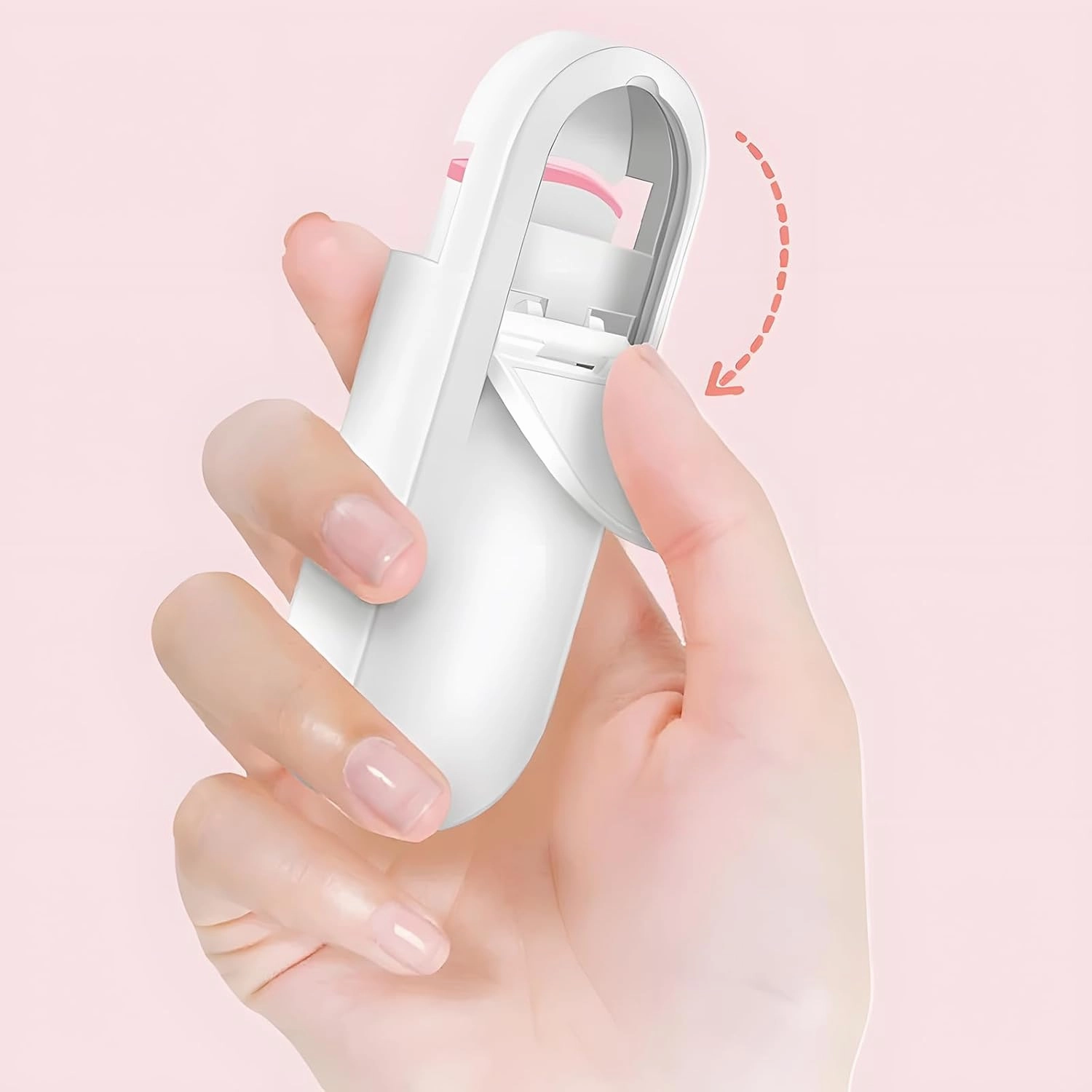 Electric Heated Eyelash Curlers, 2024 New 2-in-1 Curling & Perming Rechargeable Lash Curler, Portable Electric Eyelash Curler, Long-Lasting Styling Eyelash Curler, Great for Women (1PCS)