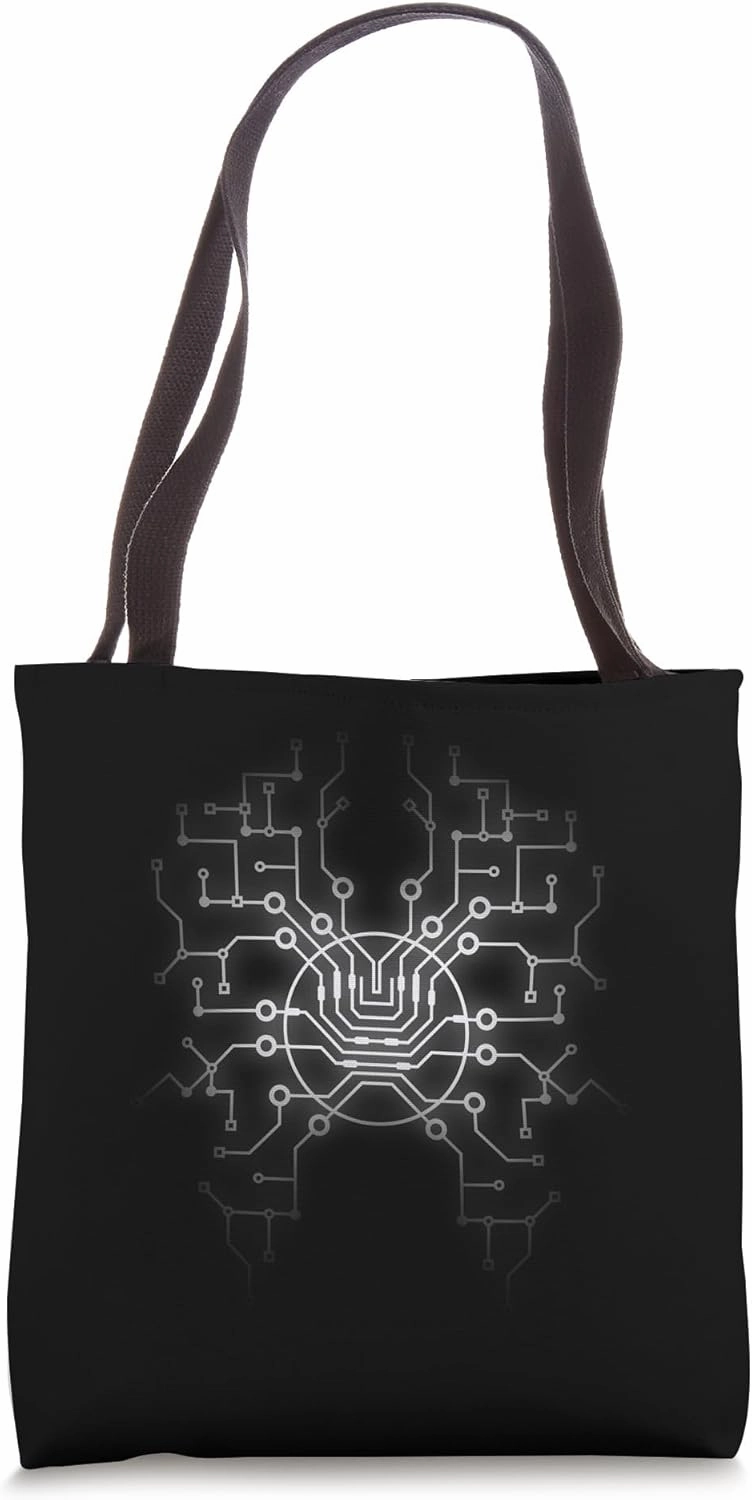 Electrical Board Engineer CPU Data Circuit Computer Nerd Tote Bag