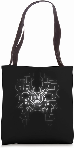 Electrical Board Engineer CPU Data Circuit Computer Nerd Tote Bag