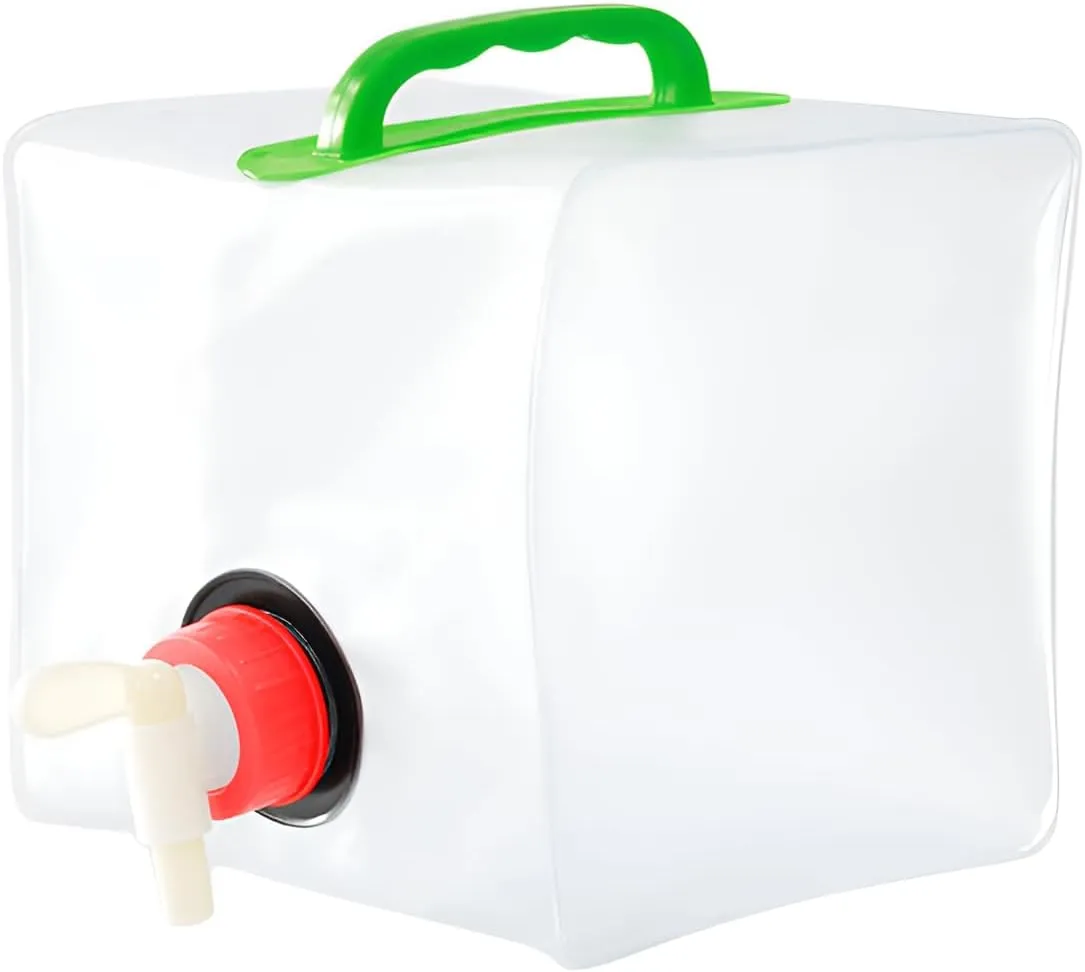 Ellniges]Collapsible Water Container for Camping & Outdoor | BPA-Free, Freezable Water Bag | for Hiking, Backpacking, Mountaineering | Compact & Portable Water Storage Solution