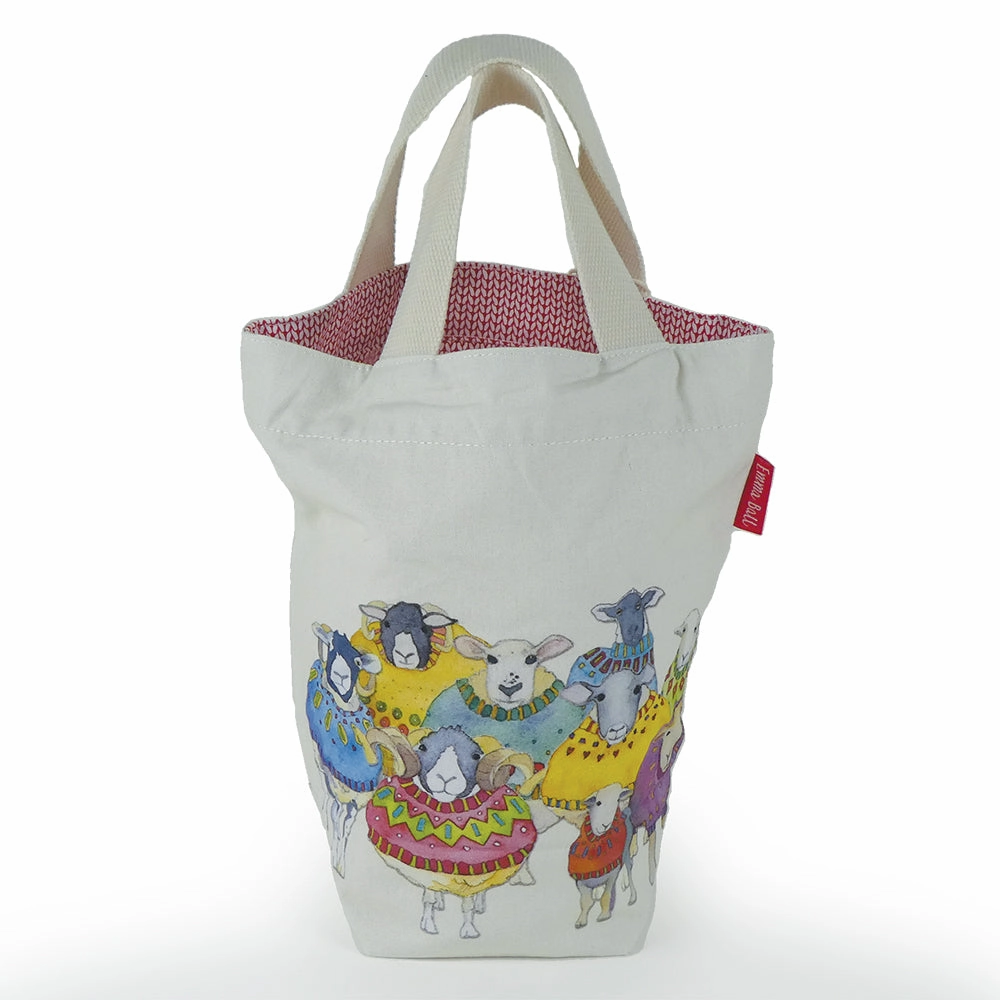 Emma Ball Small Bucket Bag : Sheep in Sweaters