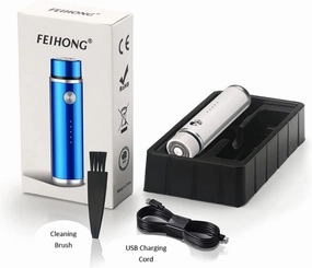 Enhance Your Flawless Look with This Rechargeable Razor; removes unwanted Hair, Painless, Convenient (White)