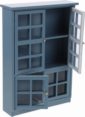 ERINGOGO Decorative Mini House Cabinet Cooking Table Doll House Small Cabinet Show Cabinet Pretend Kitchen Miniature Cabinet Bookshelf Wooden Cabinet Furniture Cabinet House