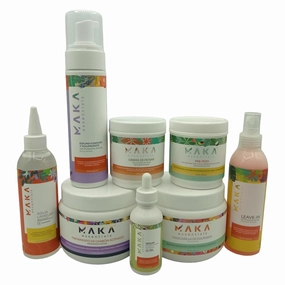 Essential 8 Step Kit - Lamellar Water - Activated Carbon Treatment - Rosemary Oil Serun - Nourishing Mask - Leave-In - Fixing Foam - Shea Butter Cream - Pre-Poo, natural