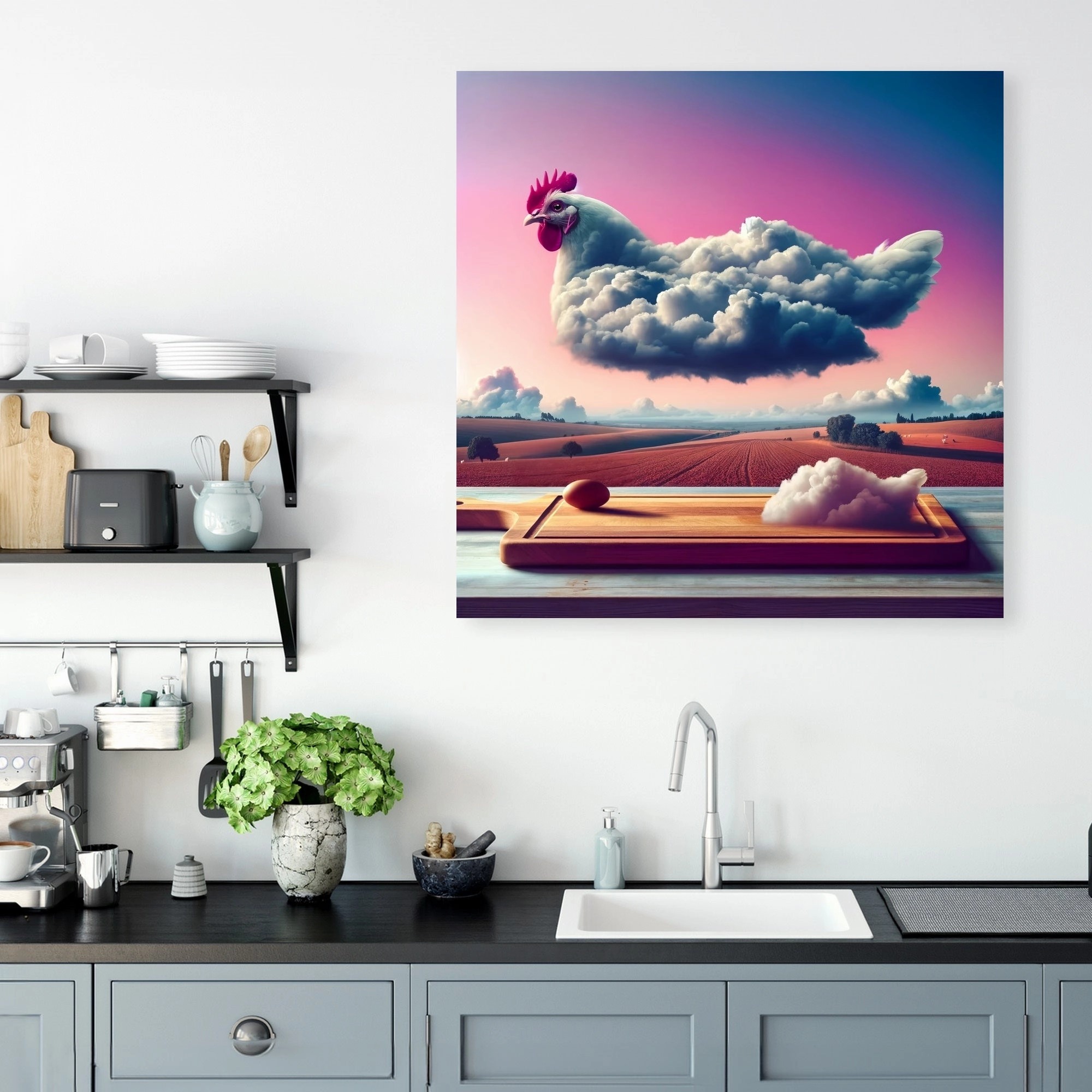 Ethereal Kitchen Canvas