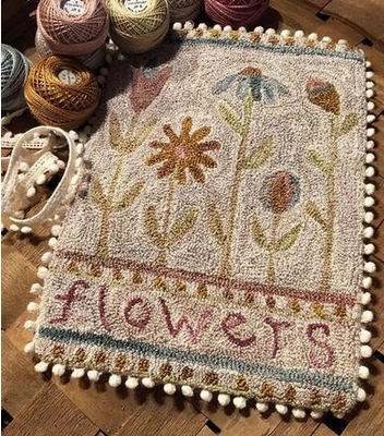 Faded Flower Needlepunch Embroidery
