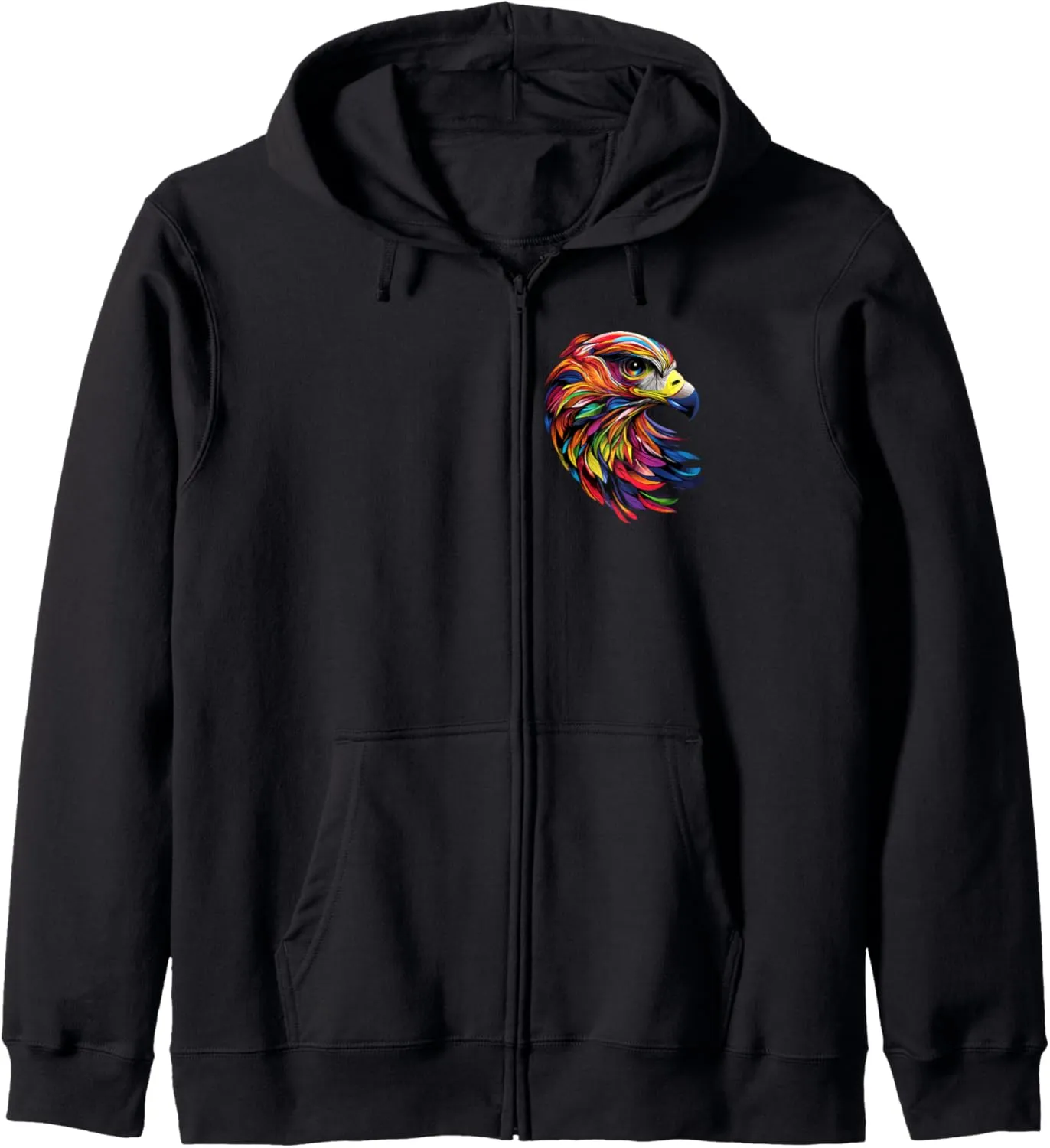 Falcon Kestrel Falcons Hunting Peregrine Birds Falconry Zip Hoodie