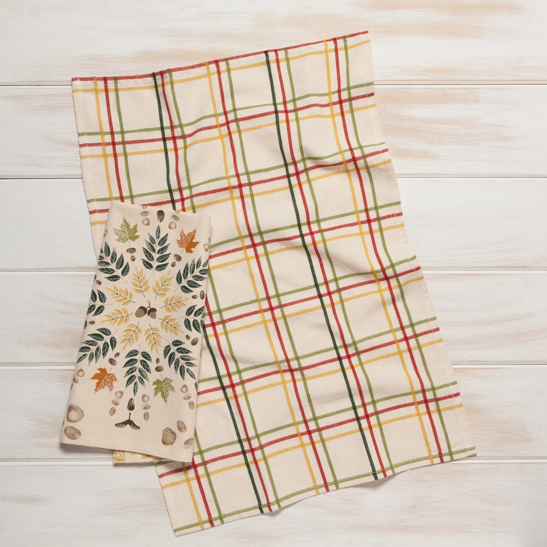 Fall Foliage Coordinated Dishtowels (Set of 2)