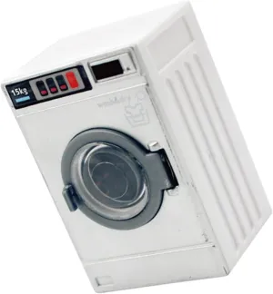 FAVOMOTO 5pcs Miniature Doll House Washing Machine Model Realistic Design Laundry Room Accessory for Scale Mini Houses for Collectors and Boys and Girls Room Decor