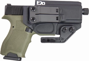 FDO Industries IWB Kydex Holster Compatible with PSA Dagger Compact -Discreet Carry Concepts 1.5" Metal Monoblock Gear Clip - Optic Cut - The Paladin Series - Made in USA
