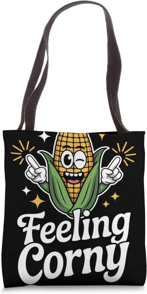 Feeling Corny Corn Farmer Tote Bag