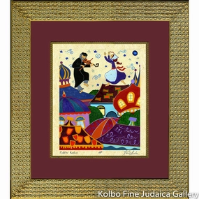 Fiddler Redux Painting, Framed