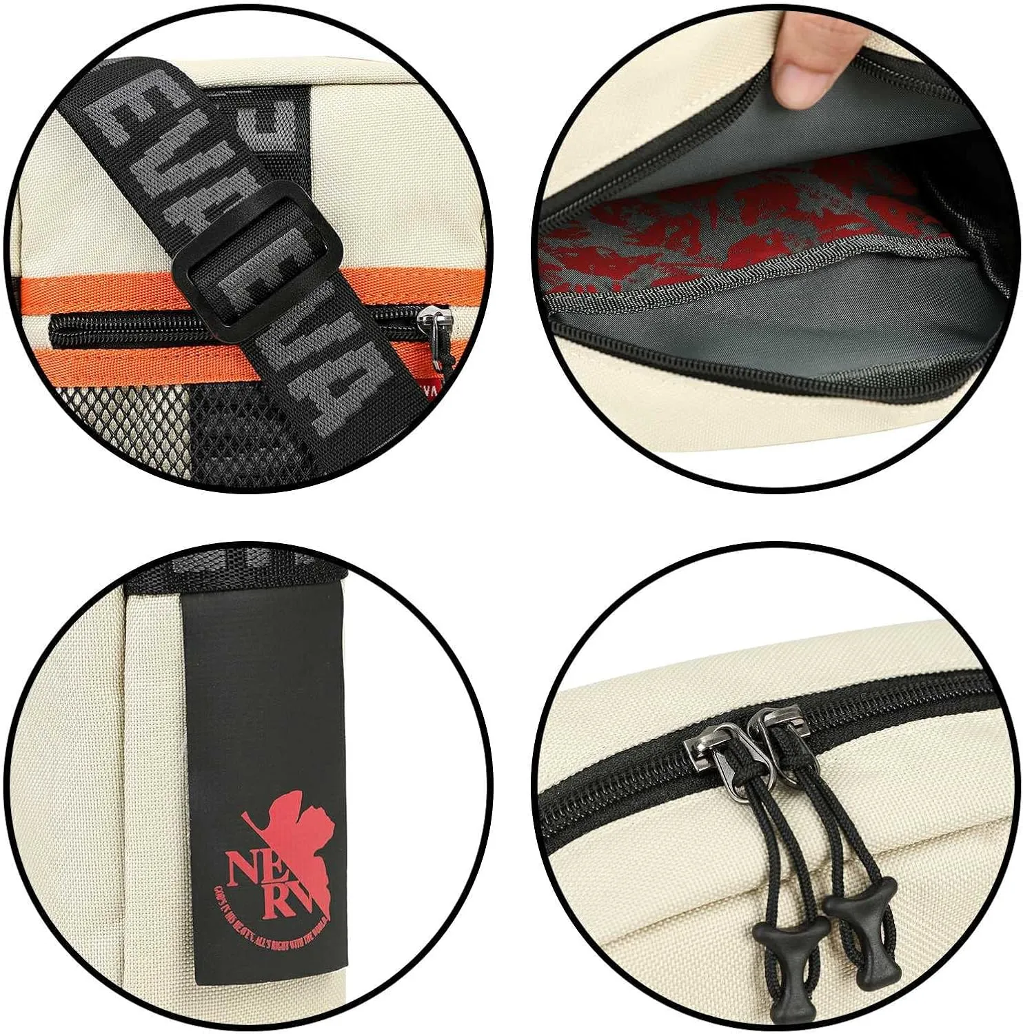 FIREFIRST Neon Genesis Evangelion Shoulder Bag RADIO EVA 10th Anniversary Evangelion Merch Crossbody Bag Worn by Asuka
