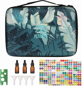 FITNATE Essential Oil Storage, 70 Bottles Essential Oil Case, Holding 5/10/15 ml Bottles
